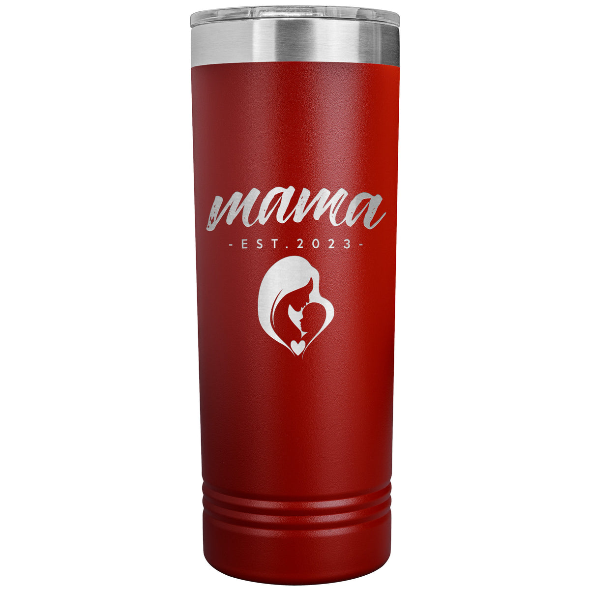 Mama, Est. 2023 - 22oz Insulated Skinny Tumbler