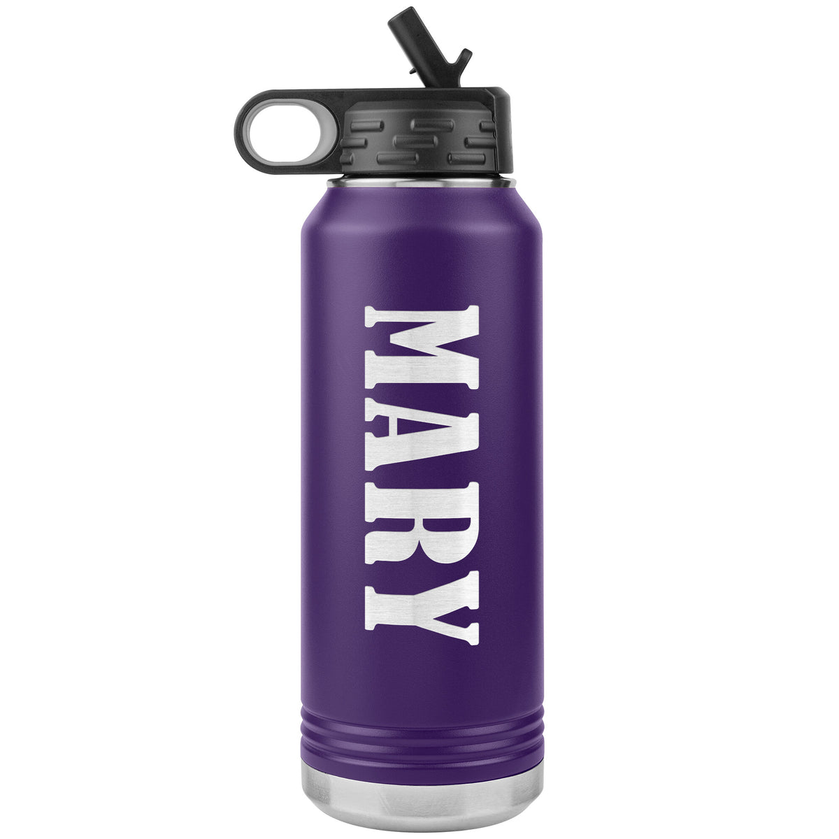 Mary v02 - 32oz Insulated Water Bottle