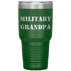 Military Grandpa - 30oz Insulated Tumbler
