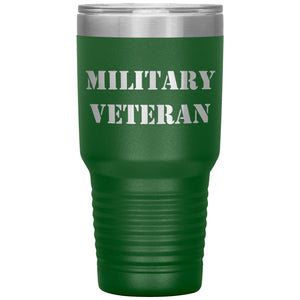 Military Veteran - 30oz Insulated Tumbler