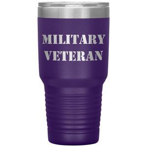 Military Veteran - 30oz Insulated Tumbler