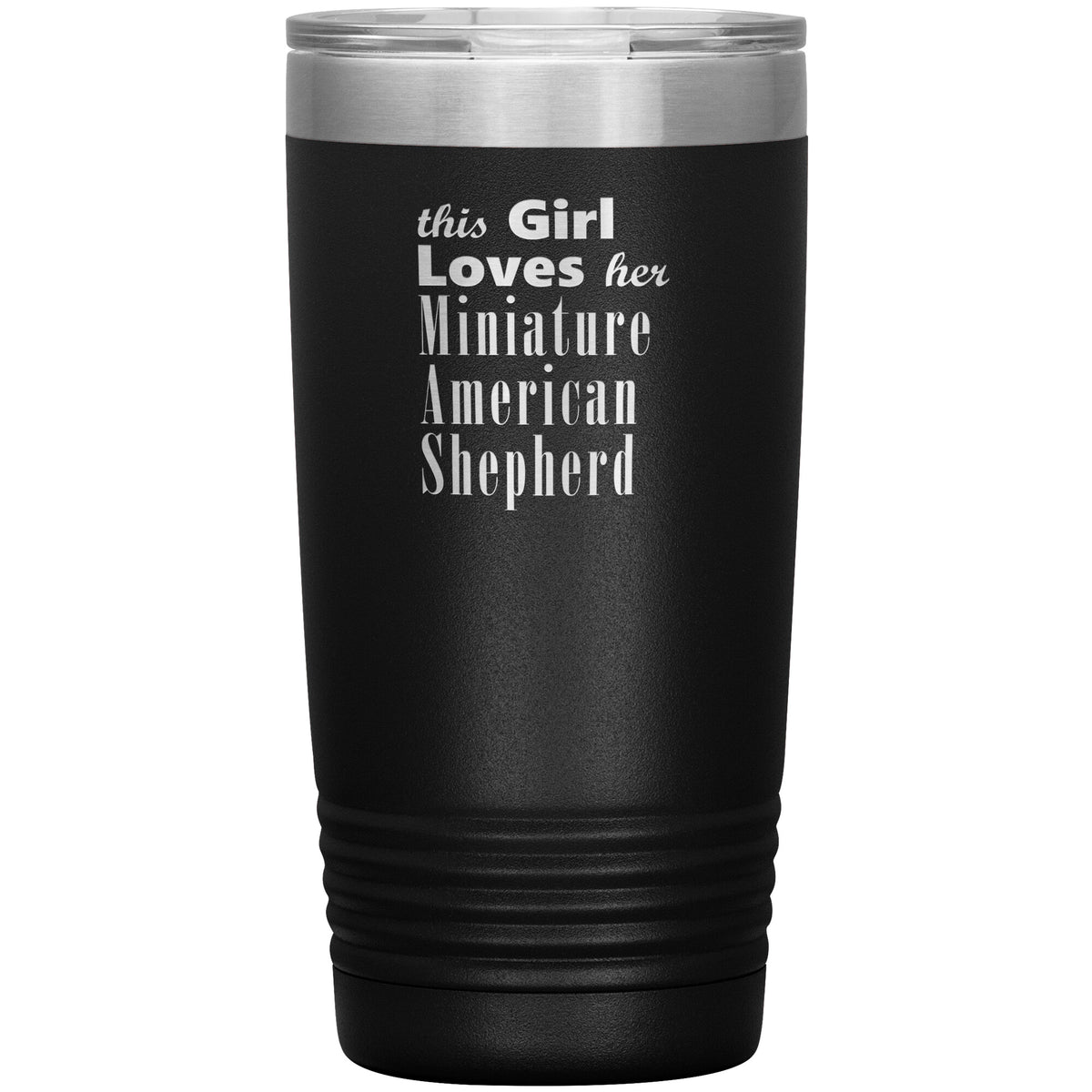 Miniature American Shepherd - 20oz Insulated Tumbler