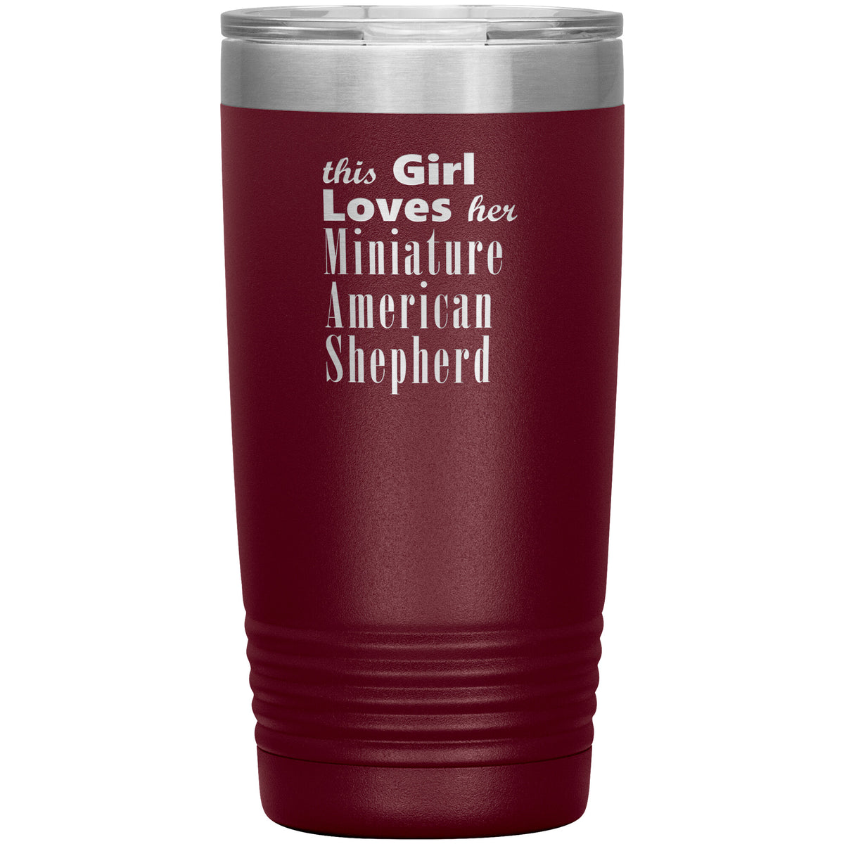 Miniature American Shepherd - 20oz Insulated Tumbler