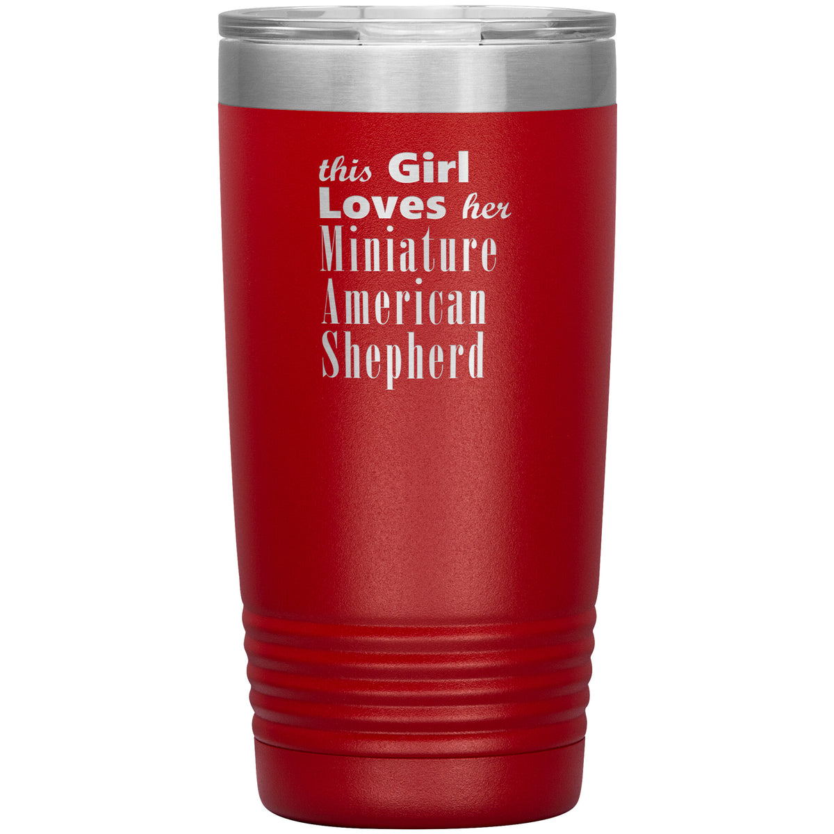 Miniature American Shepherd - 20oz Insulated Tumbler