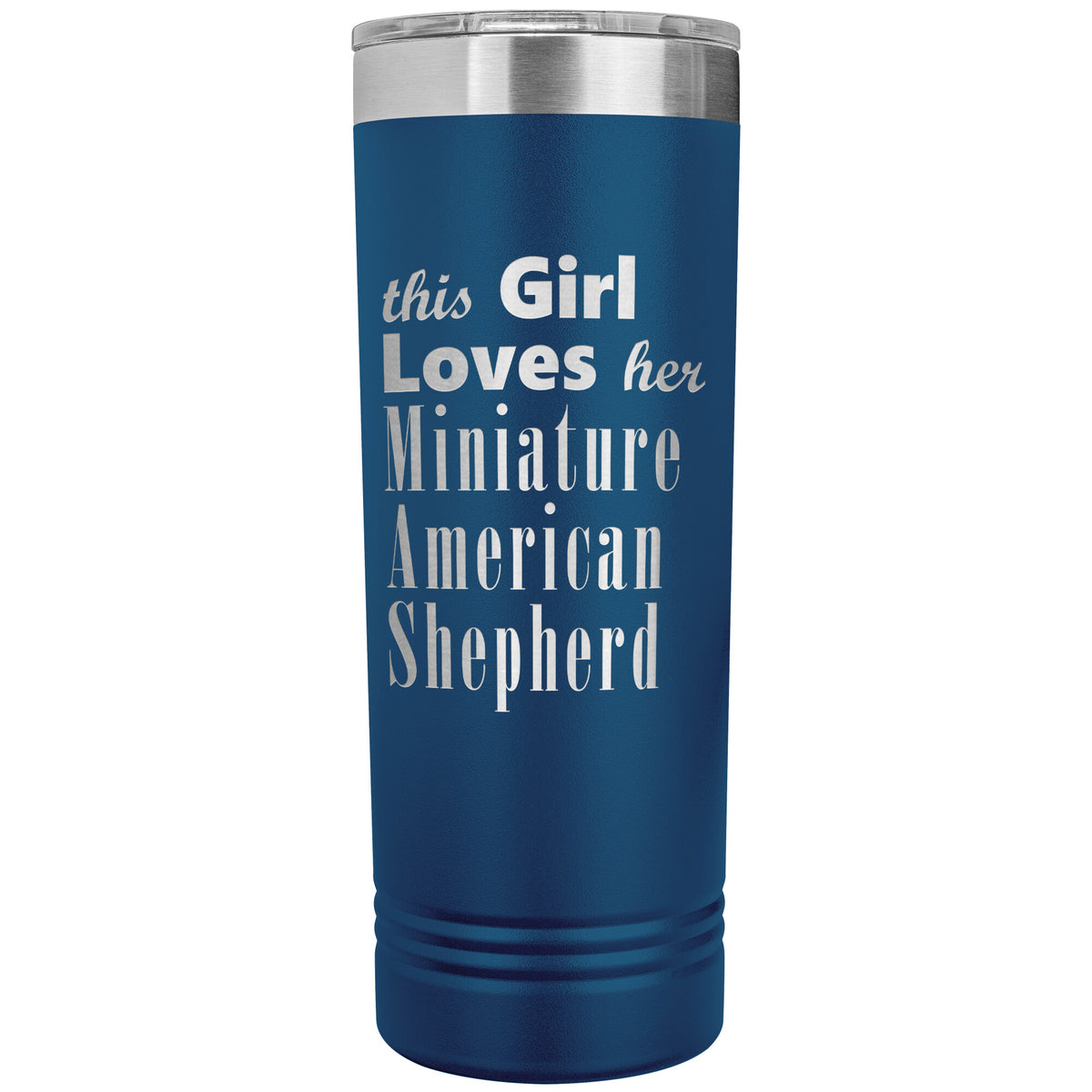 Miniature American Shepherd - 22oz Insulated Skinny Tumbler