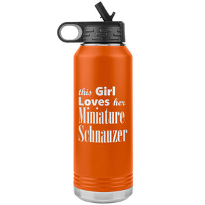 Miniature Schnauzer - 32oz Insulated Water Bottle