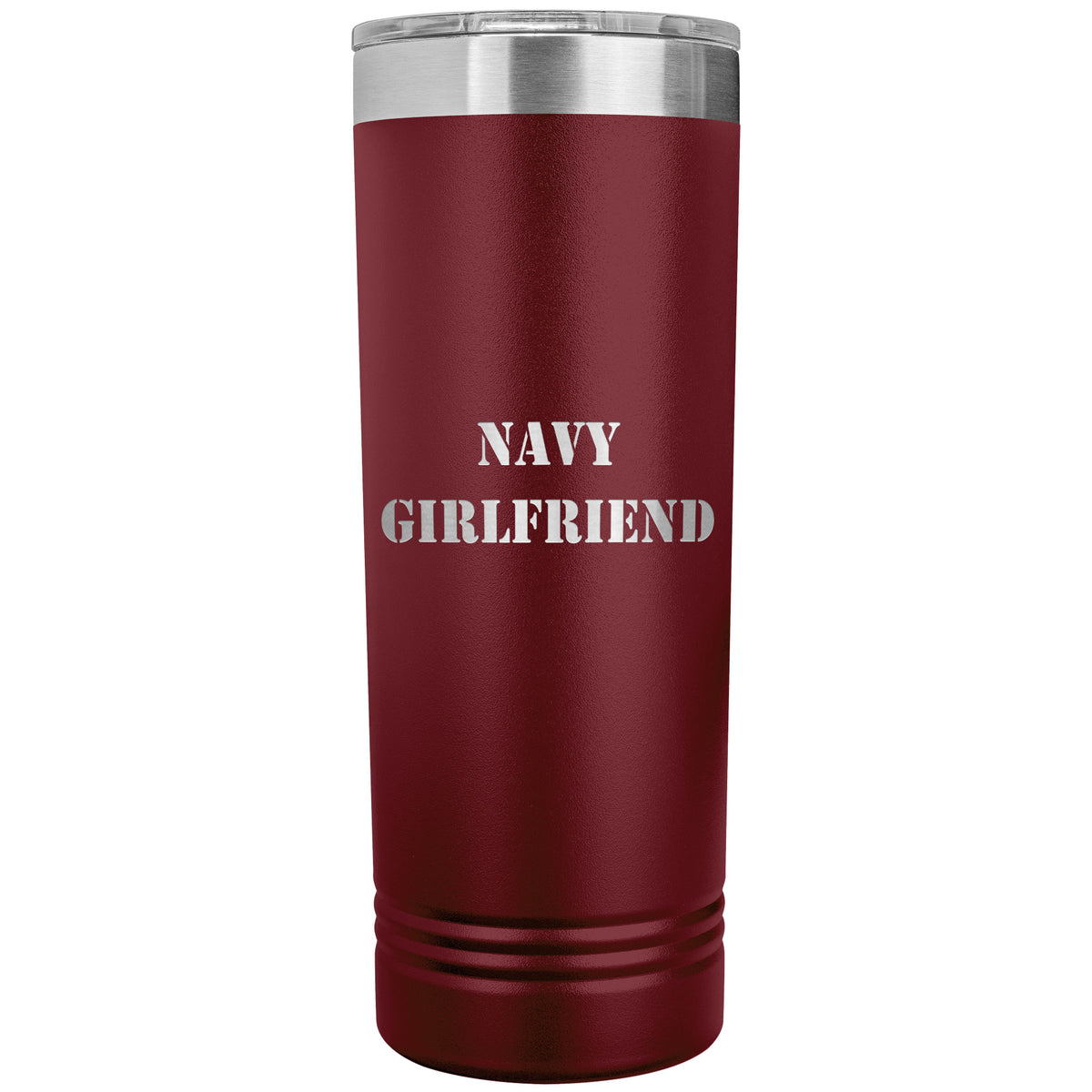 Navy Girlfriend - 22oz Insulated Skinny Tumbler