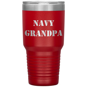 Navy Grandpa - 30oz Insulated Tumbler