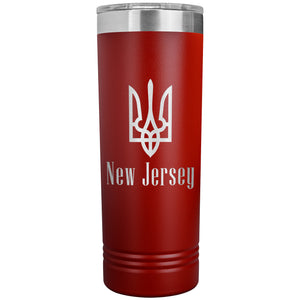 New Jersey - 22oz Insulated Skinny Tumbler