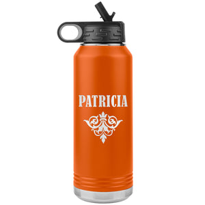 Patricia v01 - 32oz Insulated Water Bottle