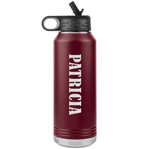 Patricia v02 - 32oz Insulated Water Bottle