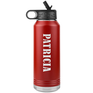 Patricia v02 - 32oz Insulated Water Bottle