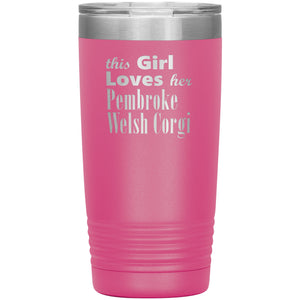 Pembroke Welsh Corgi - 20oz Insulated Tumbler