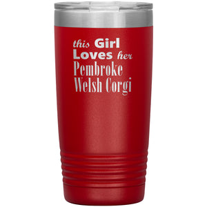 Pembroke Welsh Corgi - 20oz Insulated Tumbler