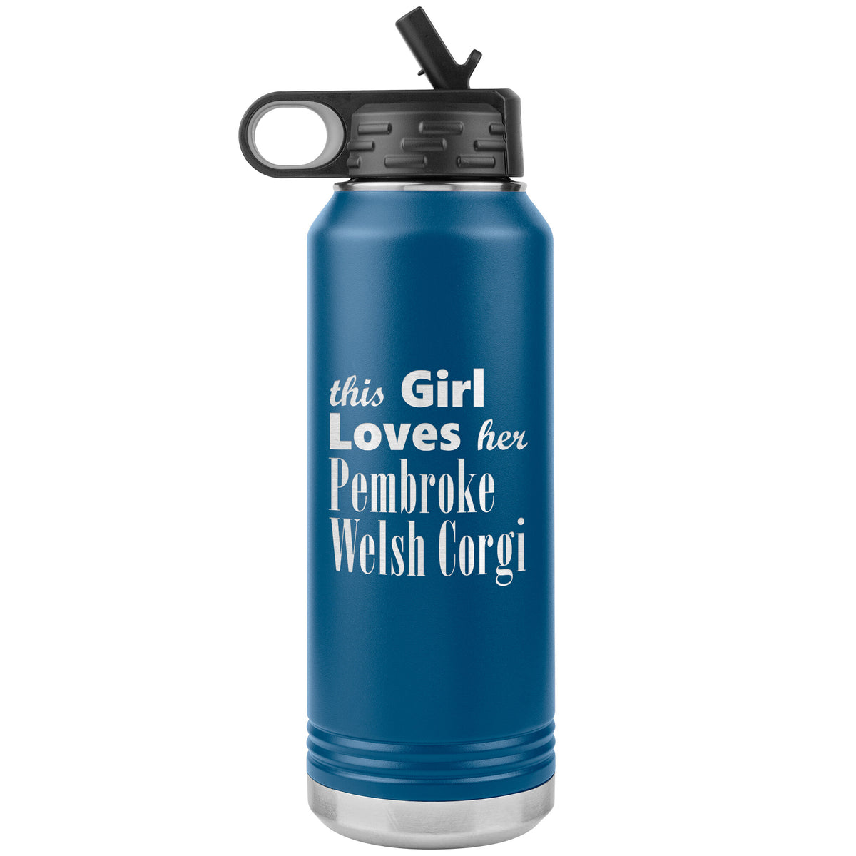 Pembroke Welsh Corgi - 32oz Insulated Water Bottle