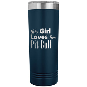 Pit Bull - 22oz Insulated Skinny Tumbler