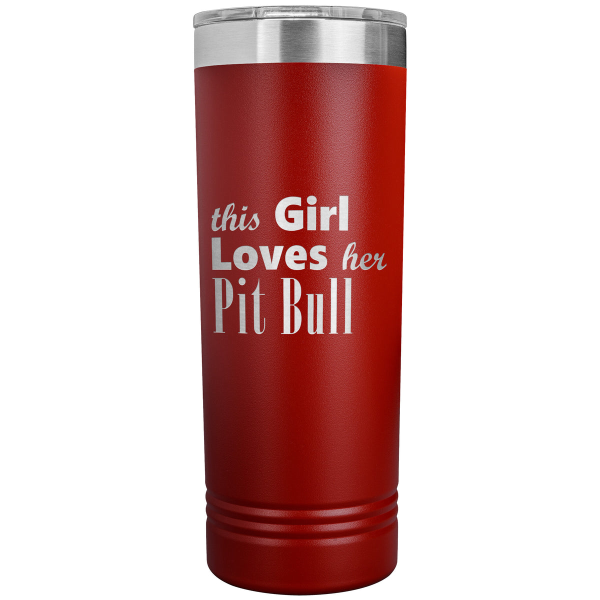 Pit Bull - 22oz Insulated Skinny Tumbler