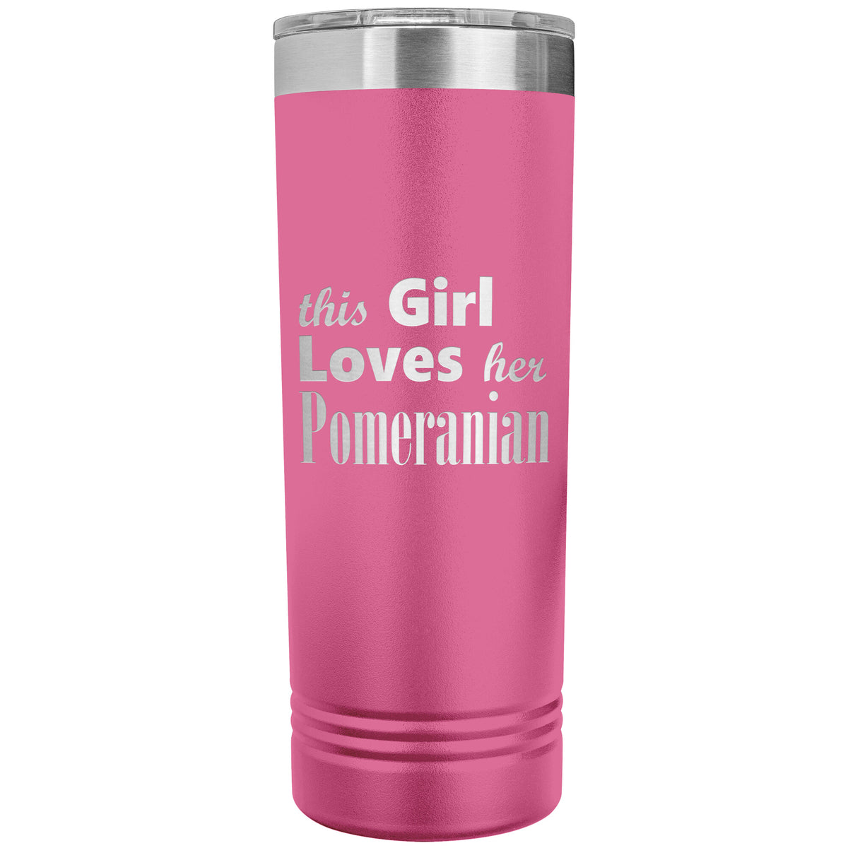 Pomeranian - 22oz Insulated Skinny Tumbler