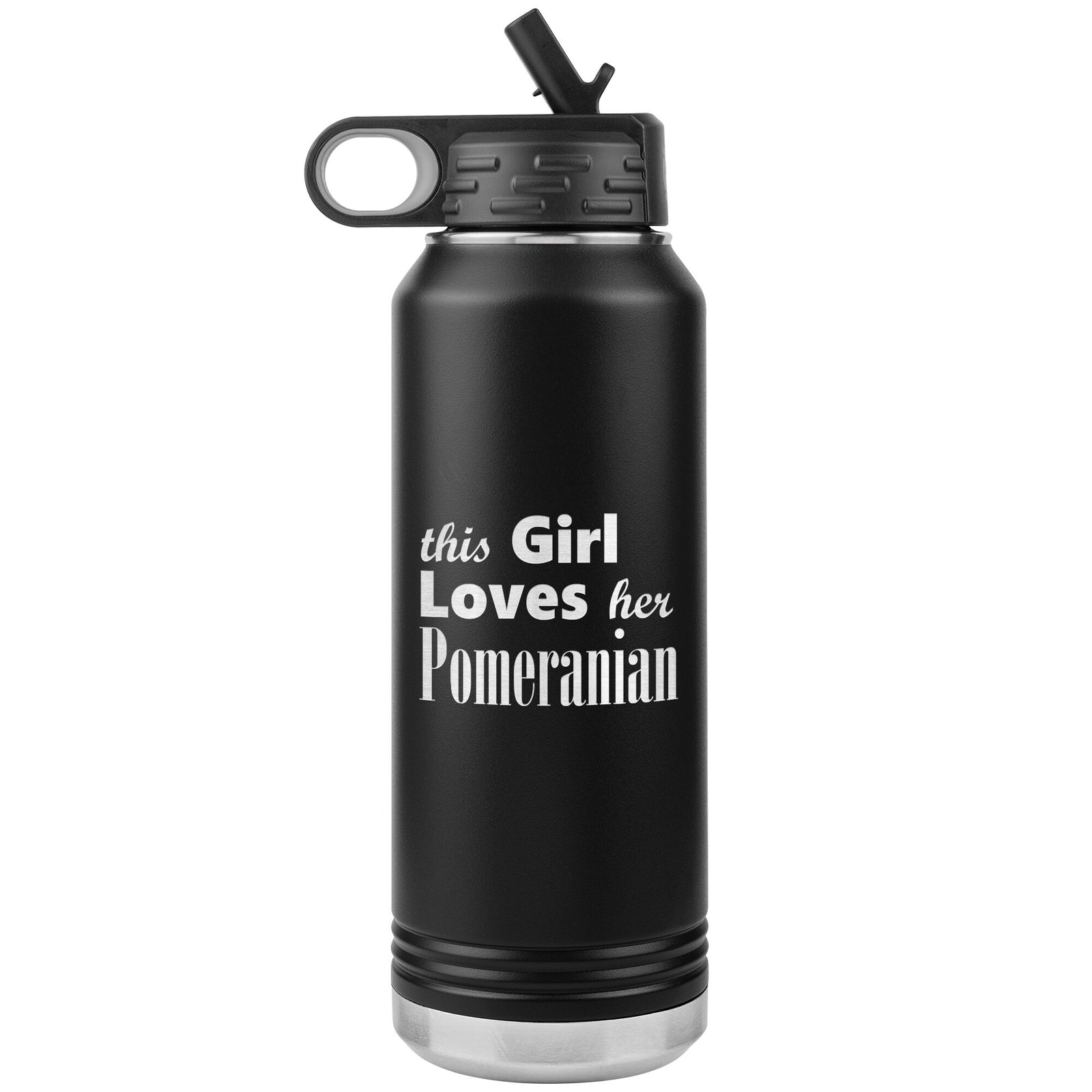 Pomeranian - 32oz Insulated Water Bottle