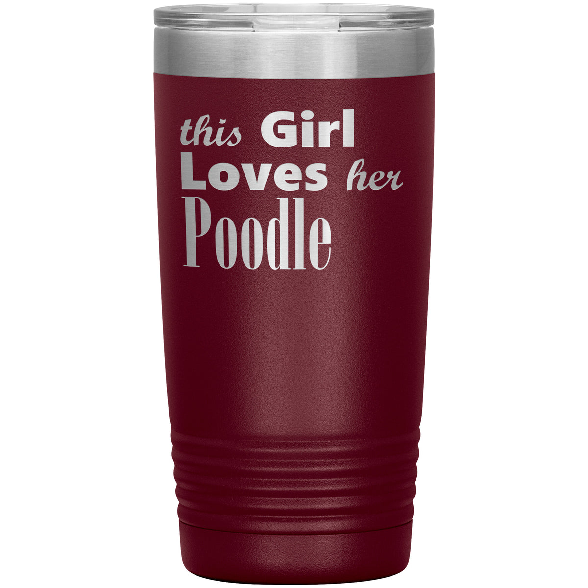 Poodle - 20oz Insulated Tumbler