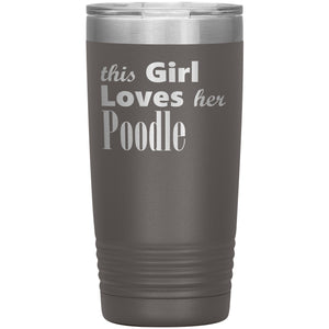Poodle - 20oz Insulated Tumbler