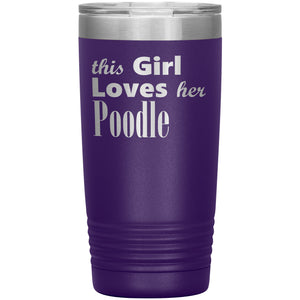 Poodle - 20oz Insulated Tumbler
