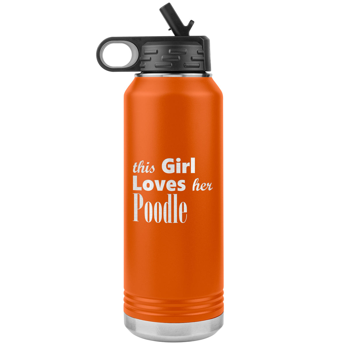 Poodle - 32oz Insulated Water Bottle
