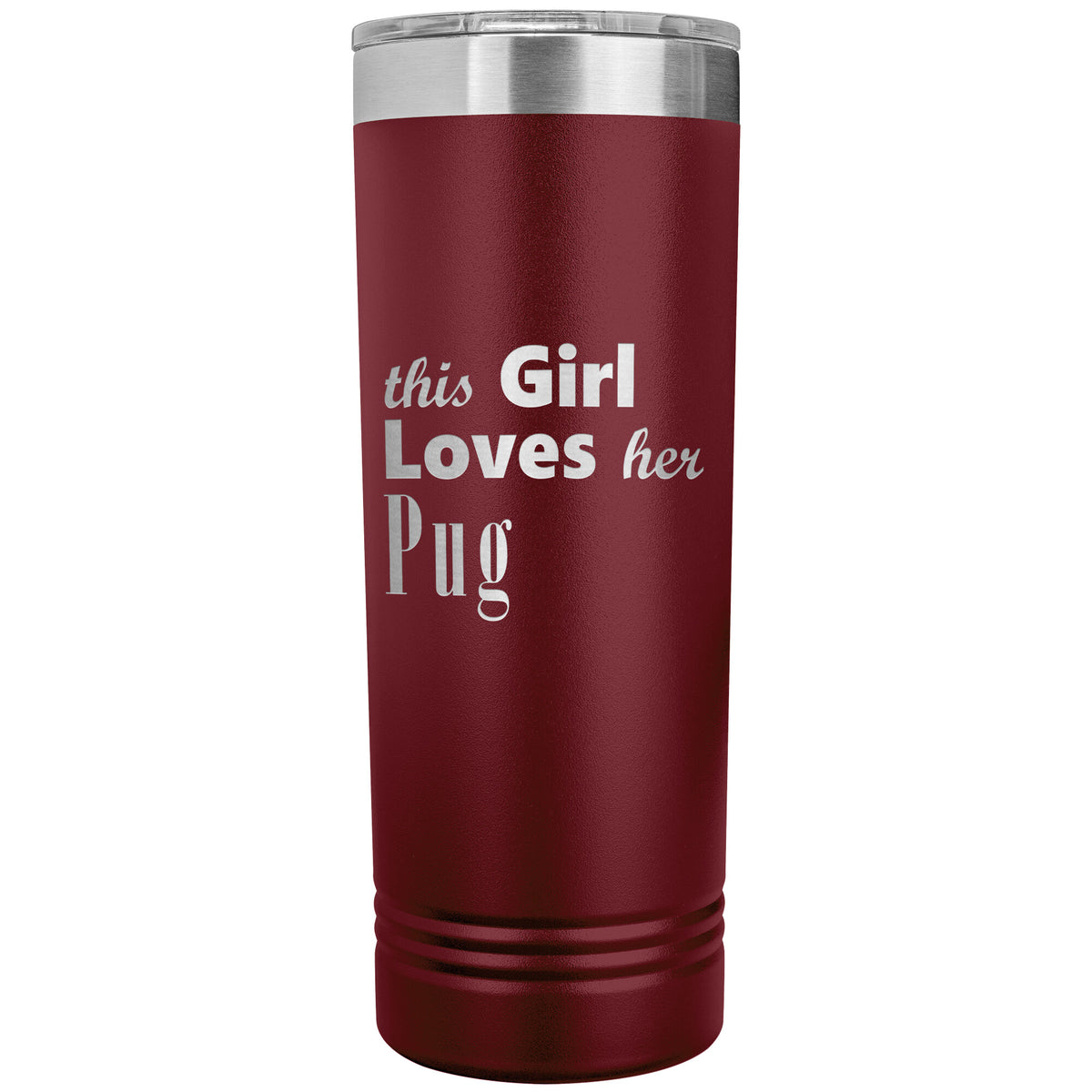 Pug - 22oz Insulated Skinny Tumbler
