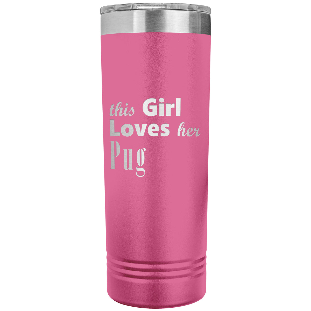 Pug - 22oz Insulated Skinny Tumbler