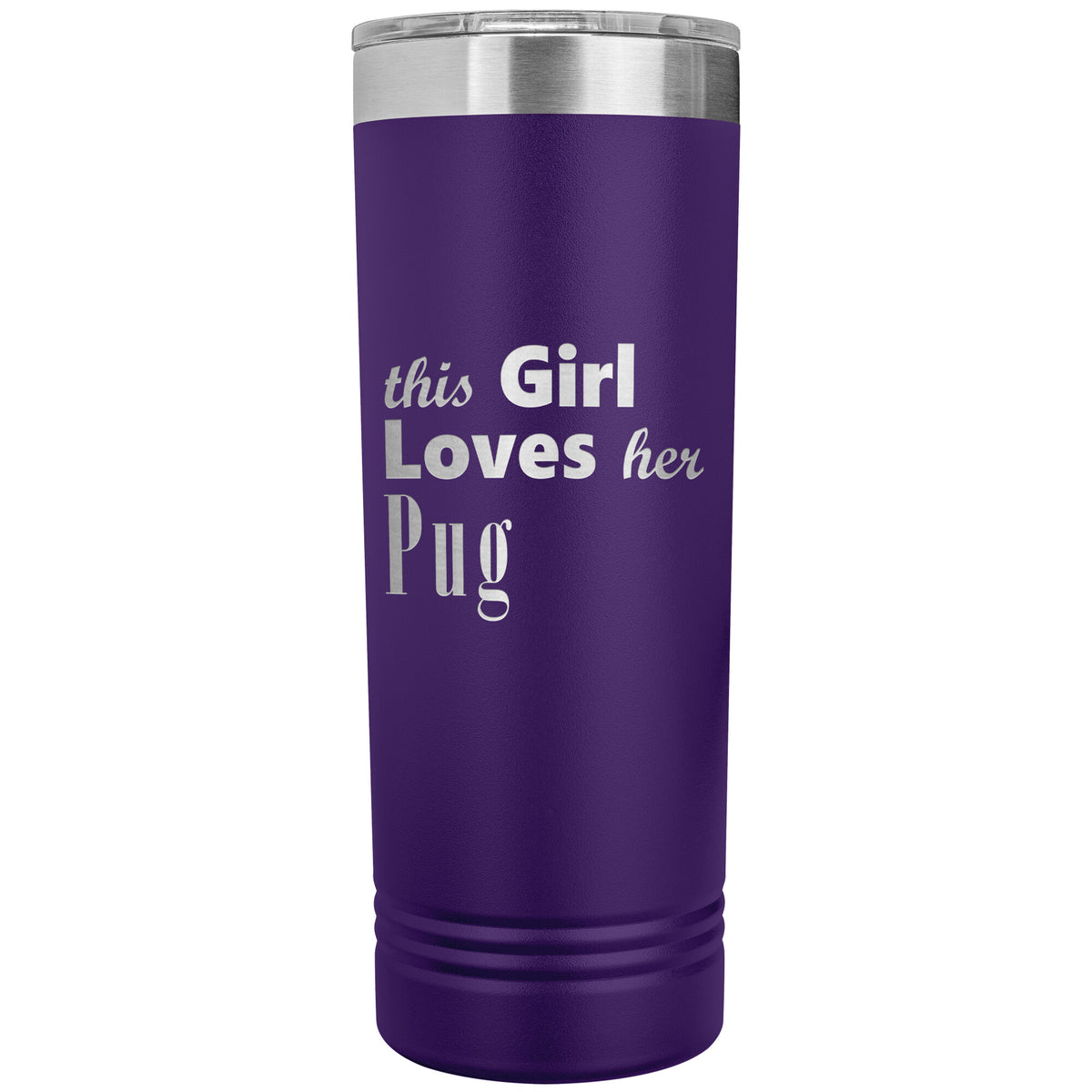 Pug - 22oz Insulated Skinny Tumbler