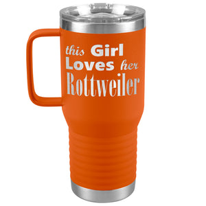 Rottweiler - 20oz Insulated Travel Tumbler