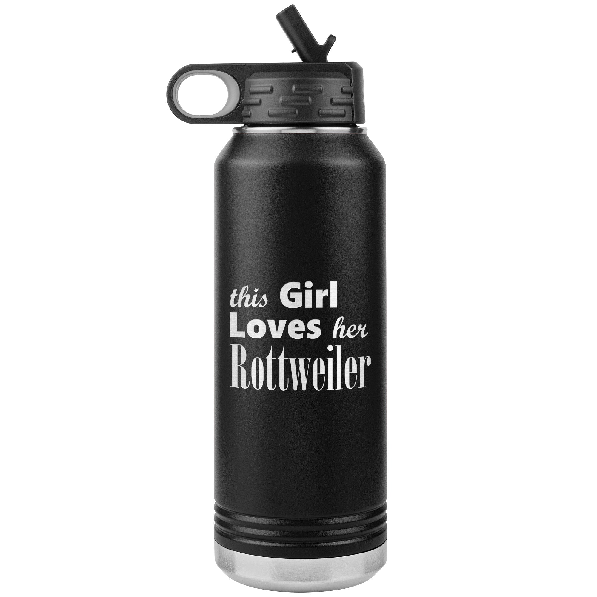 Rottweiler - 32oz Insulated Water Bottle