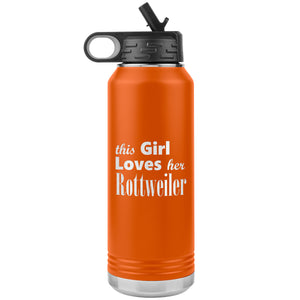 Rottweiler - 32oz Insulated Water Bottle