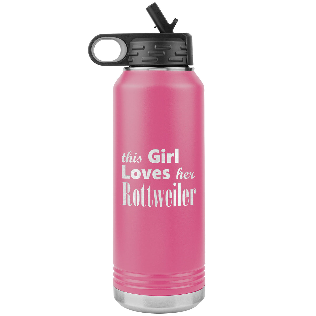 Rottweiler - 32oz Insulated Water Bottle
