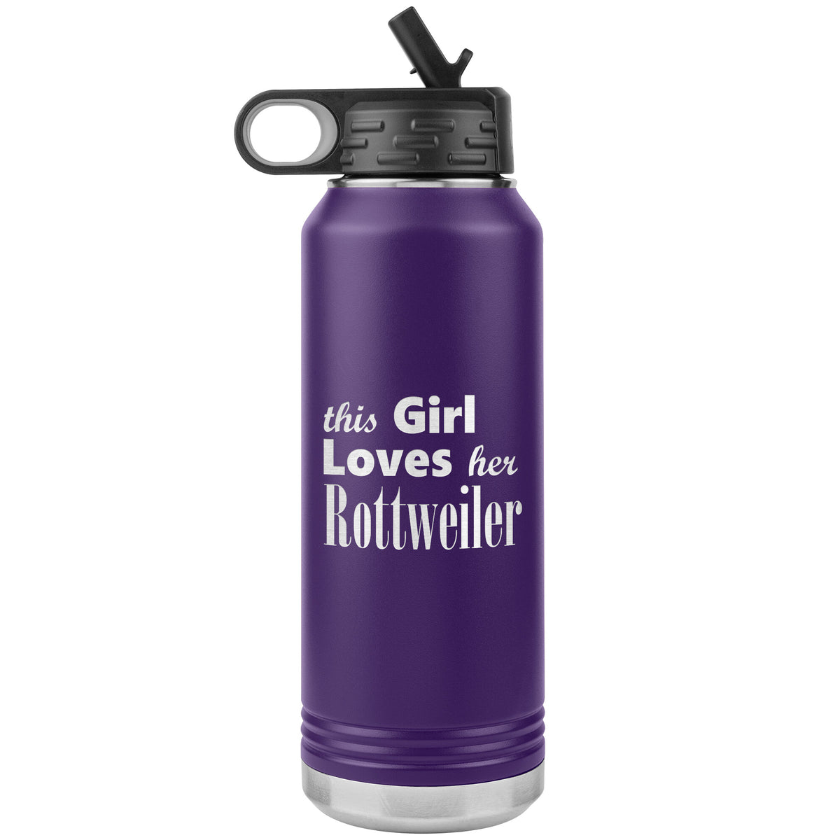 Rottweiler - 32oz Insulated Water Bottle