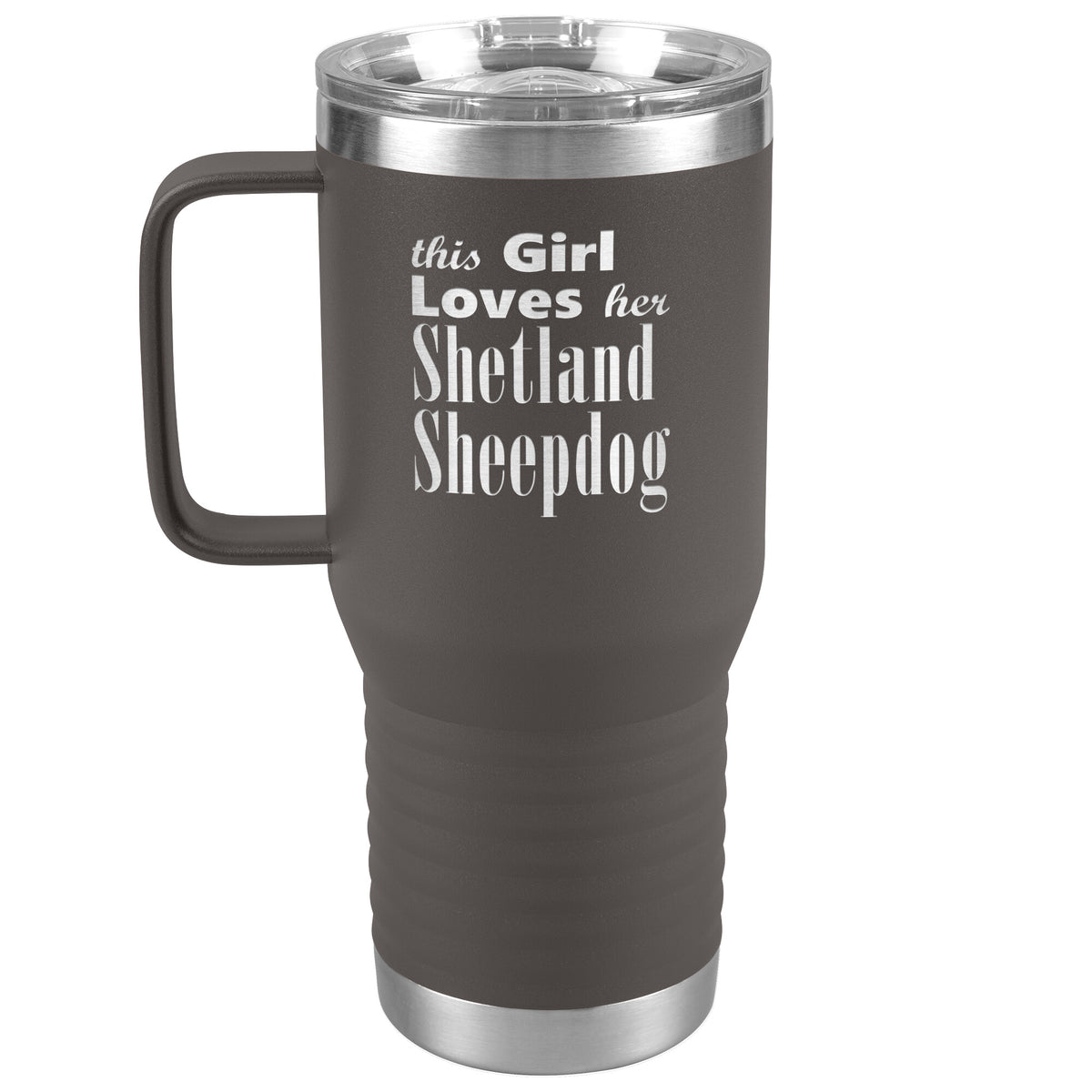Shetland Sheepdog - 20oz Insulated Travel Tumbler