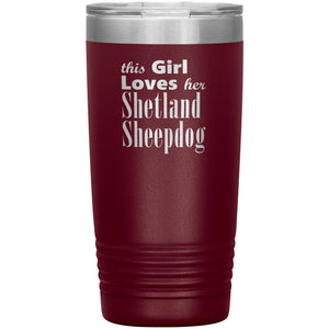 Shetland Sheepdog - 20oz Insulated Tumbler