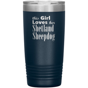 Shetland Sheepdog - 20oz Insulated Tumbler