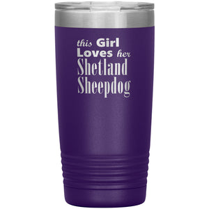 Shetland Sheepdog - 20oz Insulated Tumbler