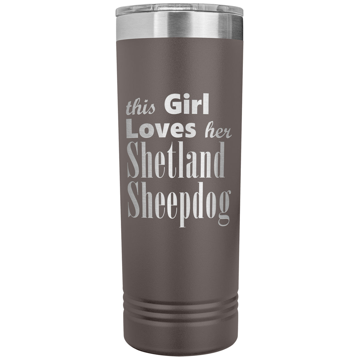 Shetland Sheepdog - 22oz Insulated Skinny Tumbler