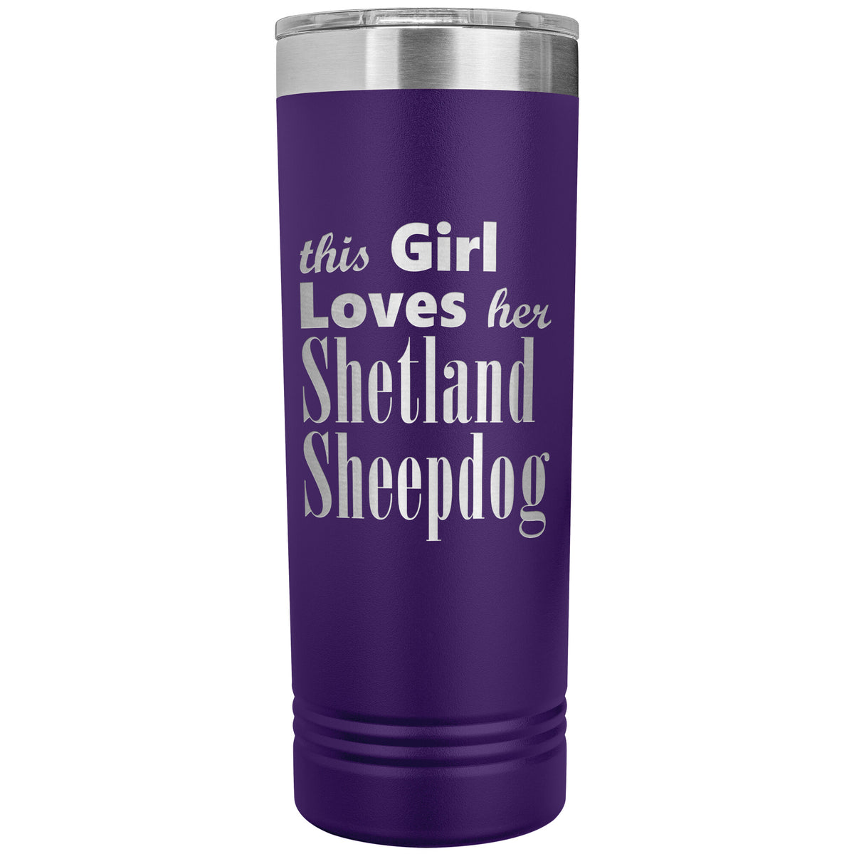 Shetland Sheepdog - 22oz Insulated Skinny Tumbler