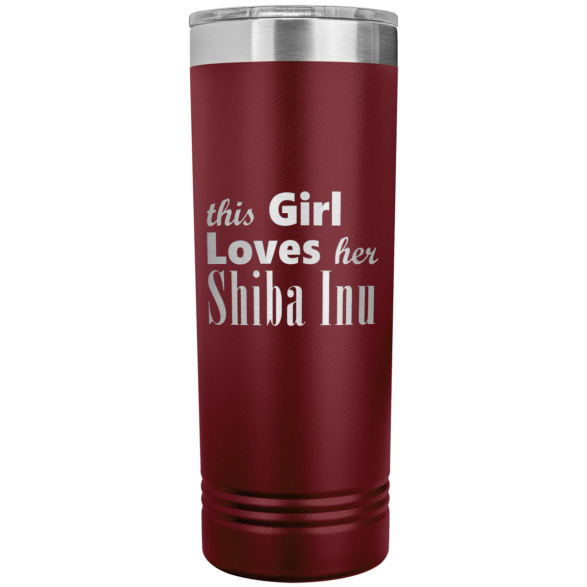 Shiba Inu - 22oz Insulated Skinny Tumbler