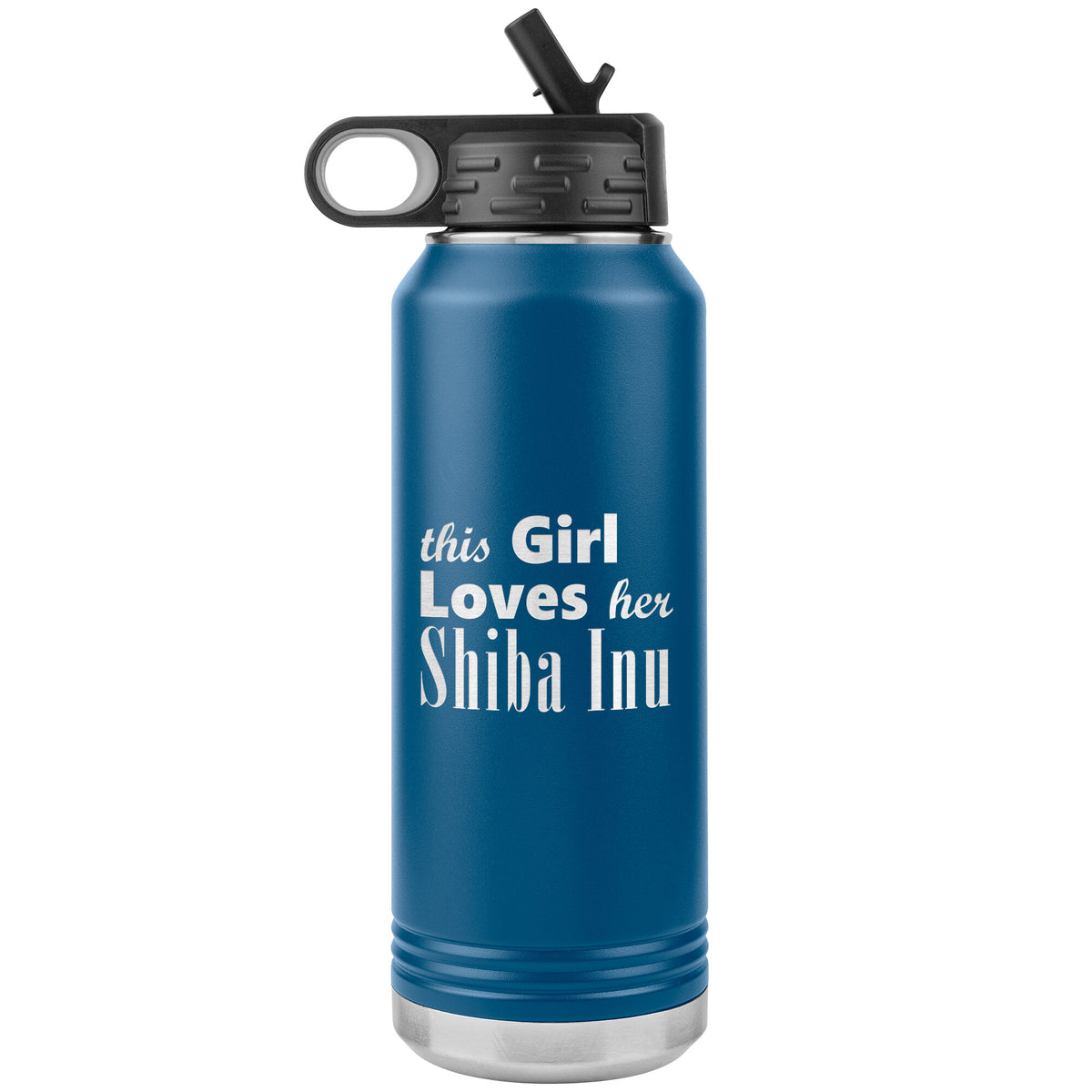 Shiba Inu - 32oz Insulated Water Bottle