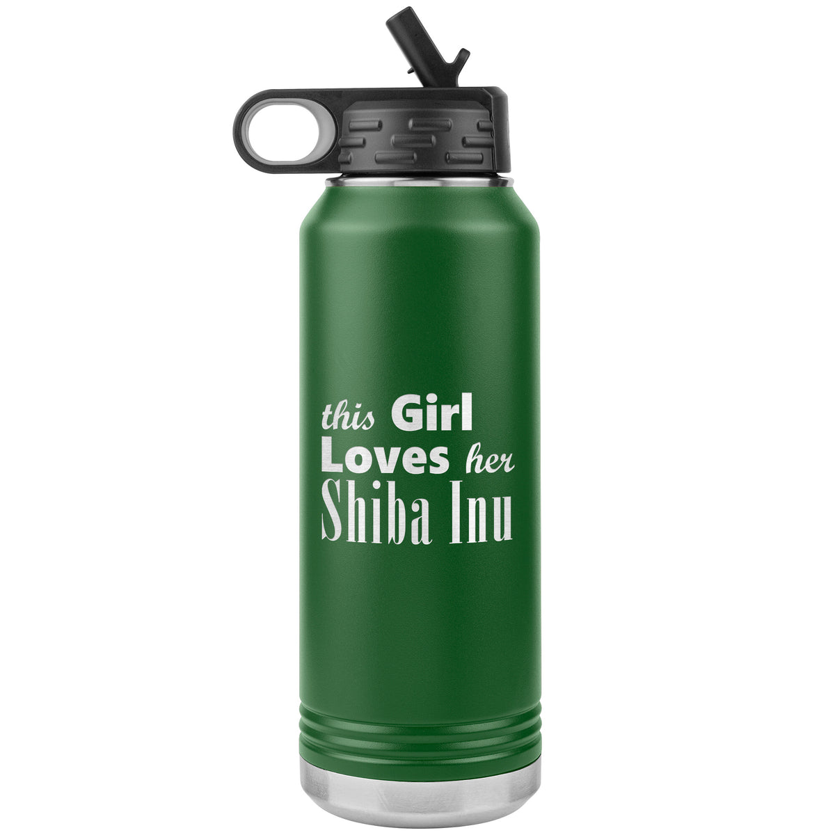 Shiba Inu - 32oz Insulated Water Bottle