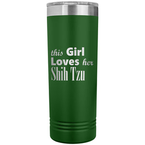Shih Tzu - 22oz Insulated Skinny Tumbler