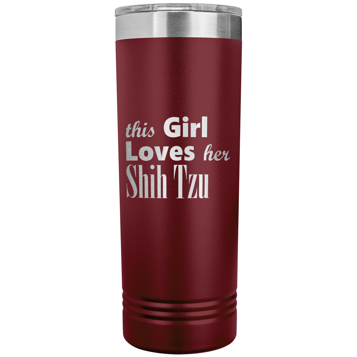 Shih Tzu - 22oz Insulated Skinny Tumbler