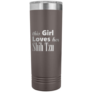 Shih Tzu - 22oz Insulated Skinny Tumbler