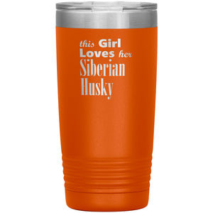 Siberian Husky - 20oz Insulated Tumbler