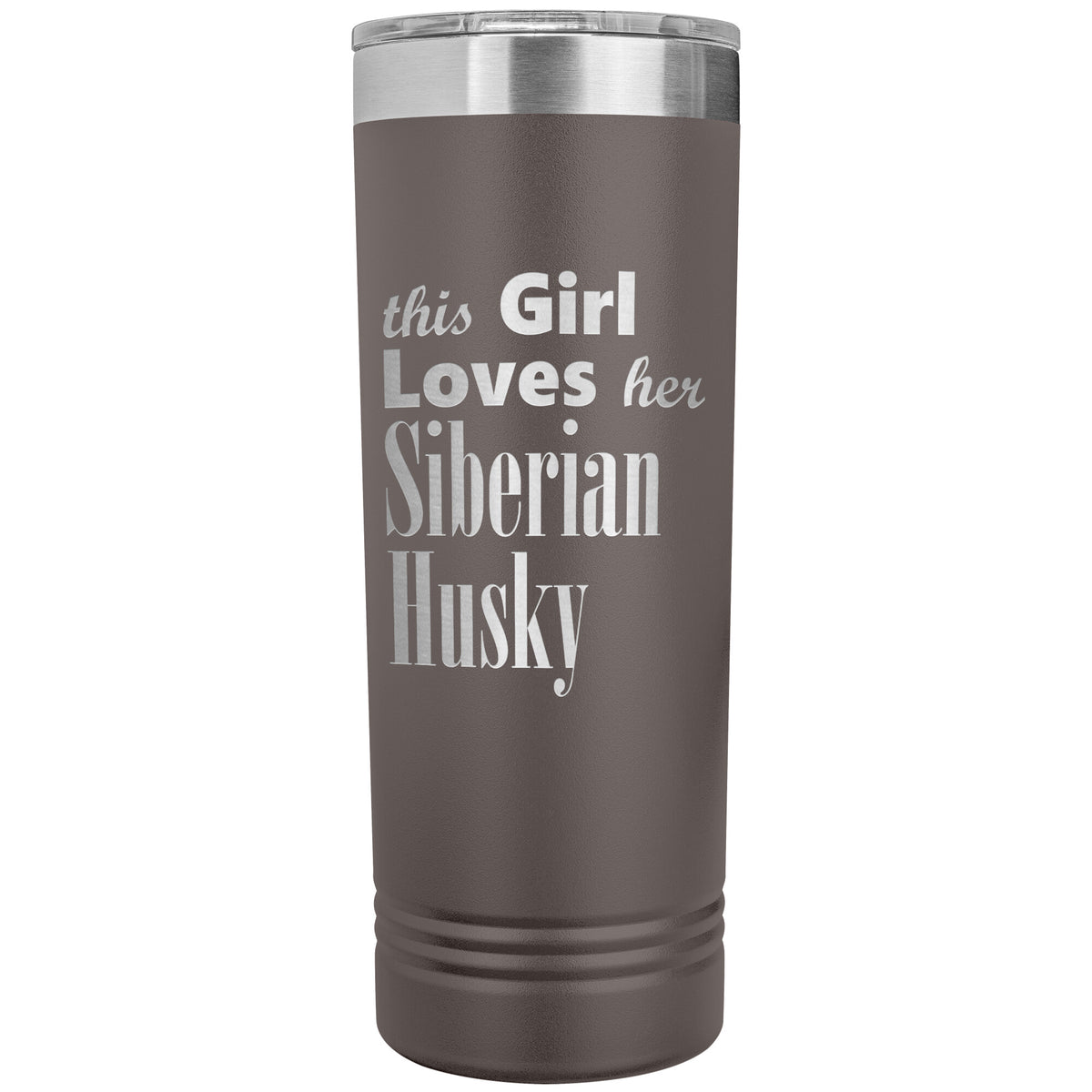 Siberian Husky - 22oz Insulated Skinny Tumbler