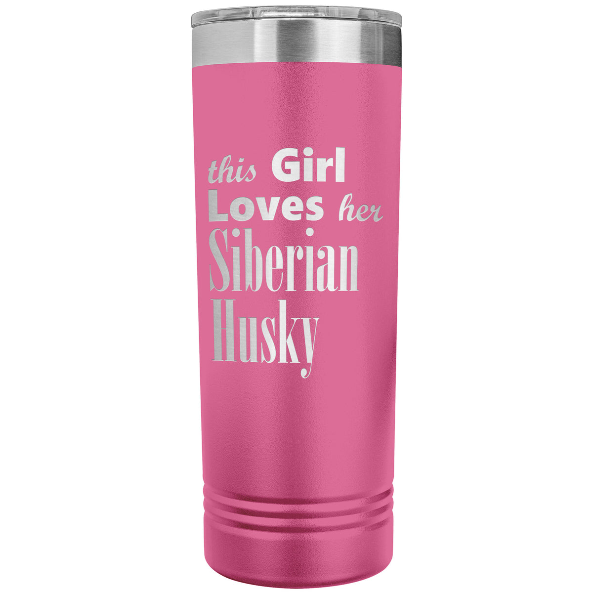 Siberian Husky - 22oz Insulated Skinny Tumbler